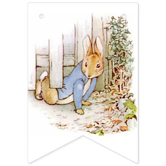 Classic Peter de Konijn Baby shower bunting Vlaggetjes (Tweede vlag)