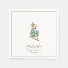 Classic Peter de Konijn Winter Herfst Baby shower Servet