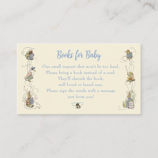 Classic Peter de Konijnenboeken voor Baby Informatiekaartje (Voorkant)