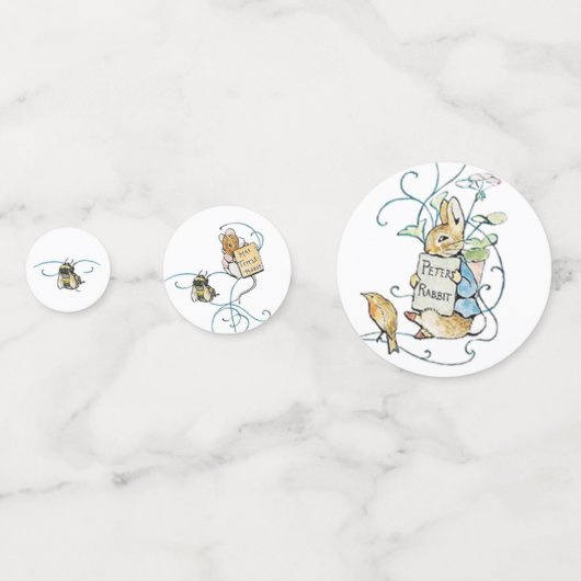 Classic Peter de Konijnentafel Confetti (Achterkanten)