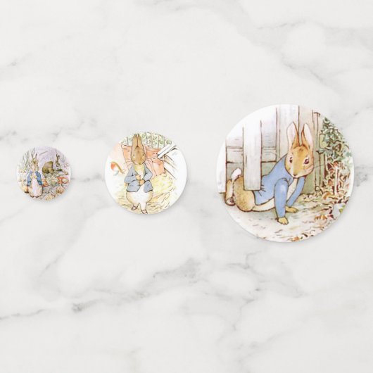 Classic Peter de Konijnentafel Confetti Set 1 (Voorkanten)