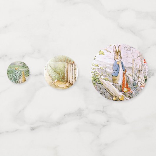 Classic Peter de Konijnentafel Confetti Set 2 (Achterkanten)