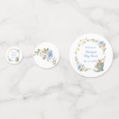 Classic Peter de Konijnentweeling Baby shower Confetti (Achterkanten)