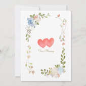 Classic Peter de Konijnentweeling Baby shower Kaart (Achterkant)