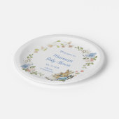 Classic Peter de Konijnentweeling Baby shower Papieren Bordje (Gekanteld)