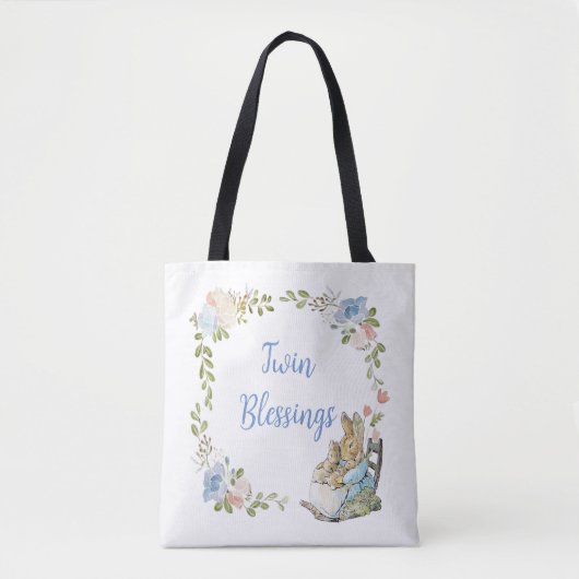 Classic Peter de Konijnentweeling Baby shower Tote Bag (Voorkant)