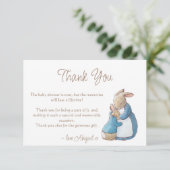 Classic Peter het Konijn Baby shower Dank u Auto (Staand voorkant)