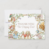 Classic Peter het Konijn Baby shower Dank u Auto (Achterkant)