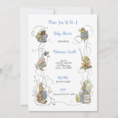 Classic Peter het Konijn Baby shower Kaart (Voorkant)