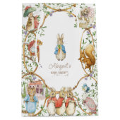 Classic Peter het Konijn Baby shower Medium Cadeauzakje (Voorkant)