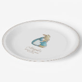 Classic Peter het Konijn Baby shower Papieren Bordje (Gekanteld)