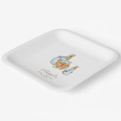 Classic Peter het Konijn Baby shower Papieren Bordje (Gebogen)