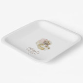 Classic Peter het Konijn Baby shower Papieren Bordje (Gebogen)