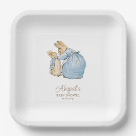 Classic Peter het Konijn Baby shower Papieren Bordje