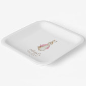 Classic Peter het Konijn Baby shower Papieren Bordje (Gebogen)