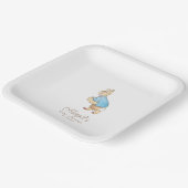 Classic Peter het Konijn Baby shower Papieren Bordje (Gebogen)