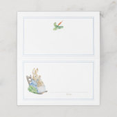 Classic Peter het Konijn Baby shower Plaatskaartje (Buitenkant ongevouwen)