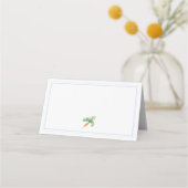 Classic Peter het Konijn Baby shower Plaatskaartje (Achterkant)