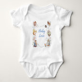 Classic Peter het Konijn Baby shower Romper (Voorkant)