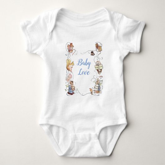 Classic Peter het Konijn Baby shower Romper (Voorkant)