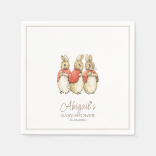 Classic Peter het Konijn Baby shower Servet