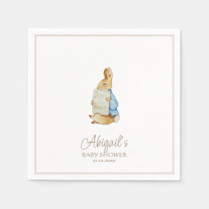 Classic Peter het Konijn Baby shower Servet