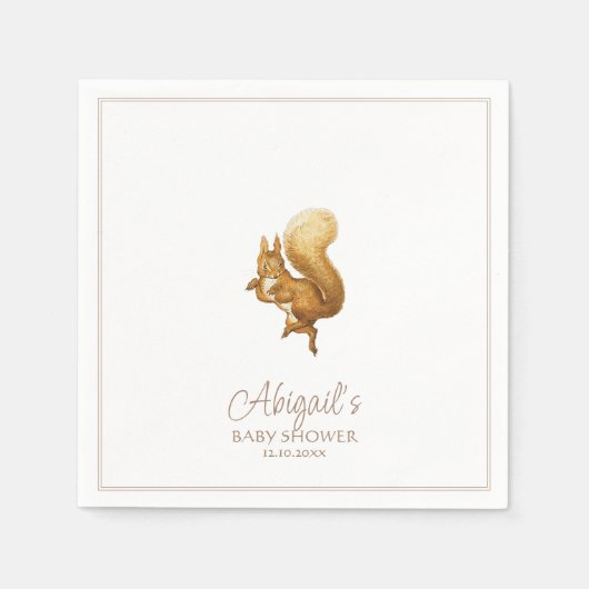 Classic Peter het Konijn Baby shower Servet (Voorkant)