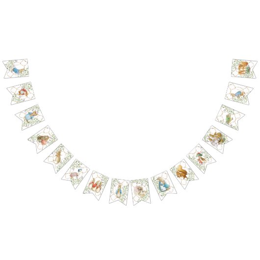 Classic Peter het Konijn Baby shower Vlaggetjes (Alle)