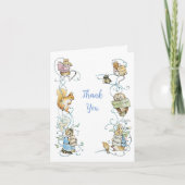 Classic Peter the Rabbit Baby shower Dank je wel Bedankkaart (Voorkant)