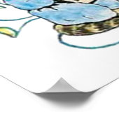 Classic Peter the Rabbit Baby shower Groot Welkom Poster (Hoek)