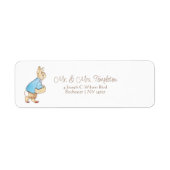 Classic Peter the Rabbit Baby shower Label (Voorkant)