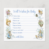 Classic Peter the Rabbit Baby shower Well Wishes (Voorkant)