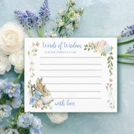 Classic Peter the Rabbit Twin Shower Advies Kaart