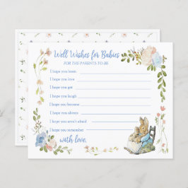 Classic Peter the Rabbit Twin Shower Advies Kaart