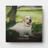 Classic Photo Custom Memorial Fotoplaat (Voorkant)