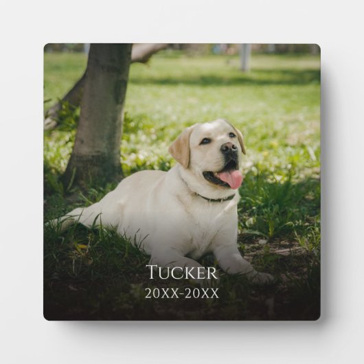 Classic Photo Custom Memorial Fotoplaat (Voorkant)