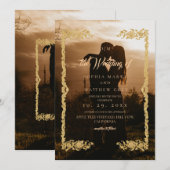 Classic Photo Overlay Wedding Kaart (Voorkant / Achterkant)