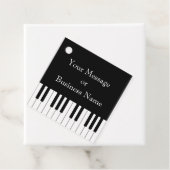 Classic Piano Keyboard Musical Occasion Custom Bedankjes Labels (In situ)