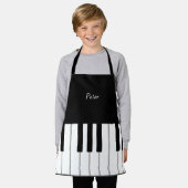 Classic Piano Keyboard Persoonlijke Kinderen Muzie Schort (Gedragen)