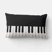 Classic piano-toetsenbord - Aangepaste muziek Kussen (Achterkant)