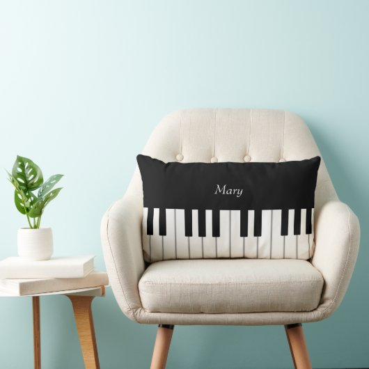 Classic piano-toetsenbord - Aangepaste muziek Kussen (Stoel)