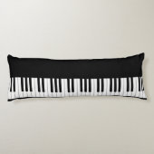 Classic piano-toetsenbord - Aangepaste muziek Lichaamskussen (Achterkant)