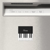 Classic piano-toetsenbord - Aangepaste muziek Magneet (Insitu (Vaatwasser))