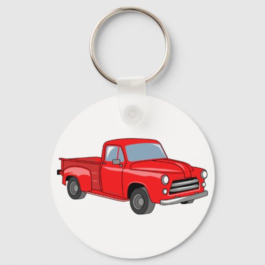 Classic Pickup Truck Sleutelhanger (Voorkant)