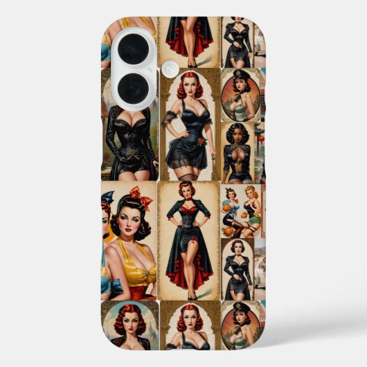 Classic Pin-up Girls Collectie Design Case-Mate iPhone Case (Achterkant)