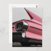 Classic Pink Cadillac Briefkaart (Voorkant / Achterkant)