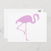 Classic Pink Flamingo Briefkaart (Voorkant / Achterkant)