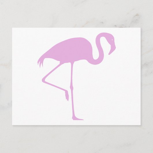 Classic Pink Flamingo Briefkaart (Voorkant)