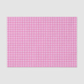 Classic Pink Gingham Tissuepapier (Voorkant)