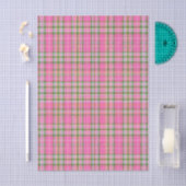 Classic Pink & Green Tartan Plaid Tissuepapier (Craft)